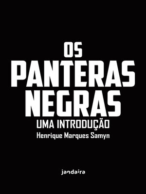cover image of Os Panteras Negras